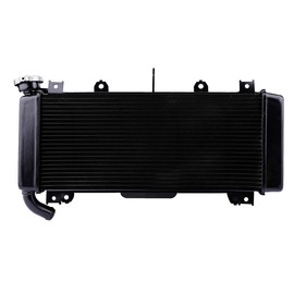 XMT-MOTO Black Motorcycle Radiator Cooler Fit For Kawasaki Ninja 650 Z650 ER650 2017-2023