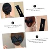 Baluue 3pcs Black Hair Bun Maker Lazy Hair Curler Headbands