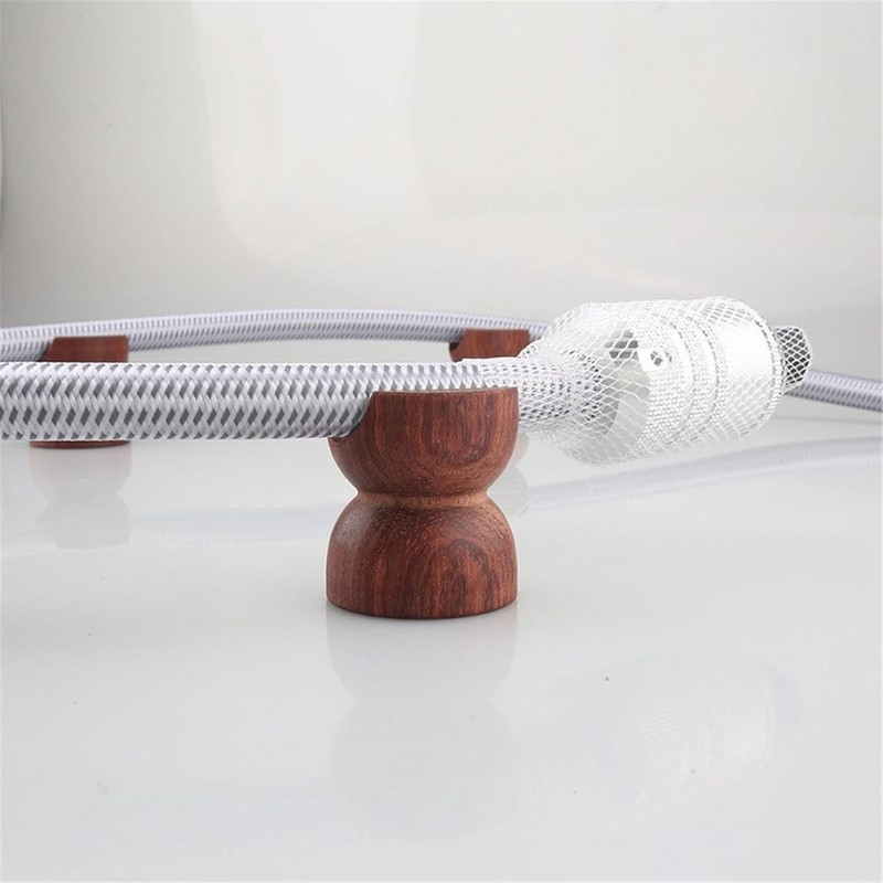 2pcs HiFi Speaker Wire Bracket Professional Wooden Shockproof Insulation HiFi