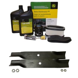 John Deere Original Equipment Model LX172 Maintenance Kit + Standard Blades, 38" Mower Deck