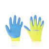FUZZIO 3 Pairs (3 Colours) Children's Work Gloves Latex Protective