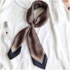 AIKOO Scarf, Women's, Hair Ornament, Silk, Leopard Print, Office, Thin,