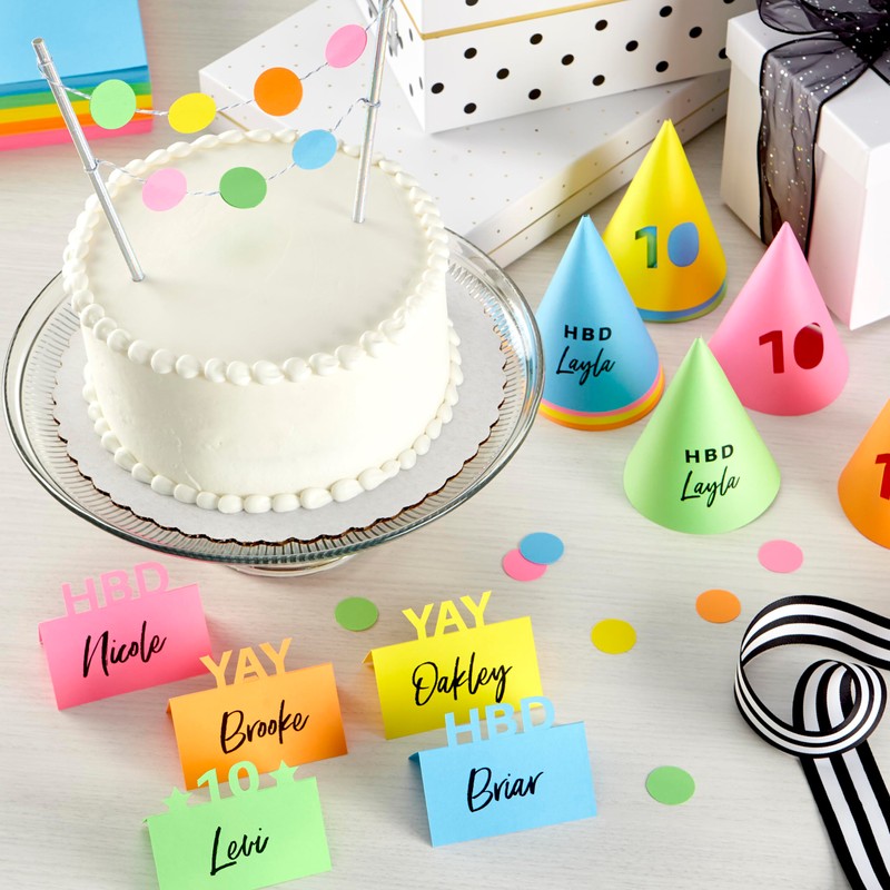 Astrobrights Colored Cardstock, 8.5" x 11", 65 lb./176 gsm, Cheerful