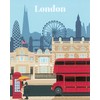Ravensburger CreArt 23525 Painting by Numbers Colourful London from 12