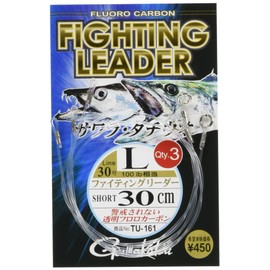 Gamakatsu Leader Fighting Leader Short Floro Carbon 30cm L (No. 30) Transparent TU161 42297