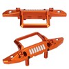 Aluminum Alloy Front Bumper RC Car Upgrade Accessory with LED