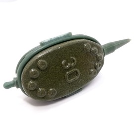 FLADEN Fishing - 10 x FEEDERS - INLINE GRUB Feeders Bulk Packs Small 30g and Large 60g - Great For Use With a Wide Range of Groundbaits (10 x 30g Feeders)