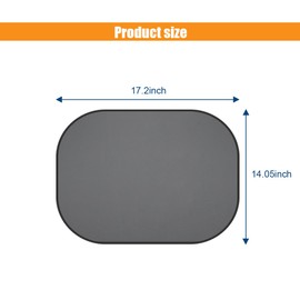 2PCS Car Window Shades, Car Sunshade Side Window Cover, Cling Sunshade for Baby, Sun, Glare, and UV Rays Protection for Your Child, Blocks Over 98% of Harmful UV Rays (17.2"x14")