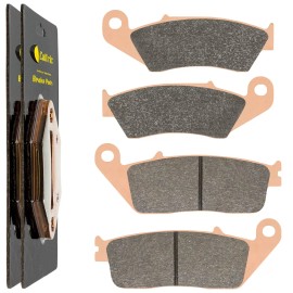 Caltric Front And Rear Brake Pads for Honda VT1100C2 Shadow 1100 Sabre 2000-2007