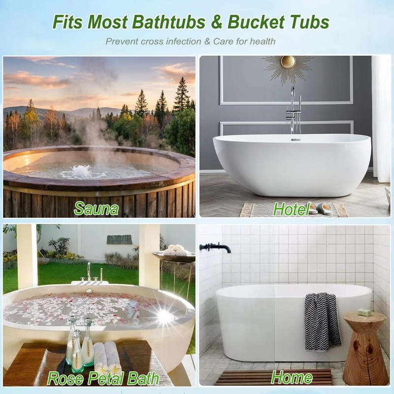 YULONG Lab 30 Pcs Disposable Bathtub Liner Large (102x47'), Bathtub