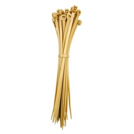 OutdoorFix Cable Ties 200 x 4.6 mm, Pack of 50 - Bamboo/Light Reeds - Weatherproof, UV-Resistant