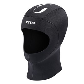 ZCCO Thermal Neoprene Diving Hood Underwater Diving Snorkelling Surfing Winter Swimming Spearfishing (H3-M)