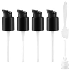 Pack of 4 Replacement Foundation Pump for Bottle, for Estee Lauder Double Wear, Compatible with Mac and Estée Lauder Double Wear Foundation, Plastic Cosmetic Liquid Foundation Makeup Pump Replacement
