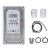 Programmable Pump Timer, Waterproof Digital Timer Box with Manual Button,