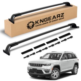 KNGEARZ 260lb Side Rails Roof Rack Cross Bars Fit for 2022-2024 Jeep Grand Cherokee, 2021-2024 Grand Cherokee L,Side Rails Heavy Duty Aluminum Roof Rack Rail Crossbars Cargo Bars Rooftop