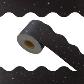 68.9 Feet St. Patrick's Day Shamrock Bulletin Board Borders Irish Paper Bulletin Trim Green， for St. Patrick's Day Party Classroom Decoration Strips Chalkboard Wall Decor