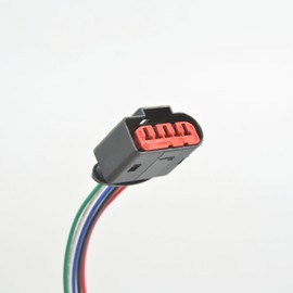 5 Pin MAF Mass Air Flow Sensor Connector Plug 1J0973775A - Compatible with VW Golf (2006-2018), Jetta (2005-2018), Passat (2006-2015), Tiguan (2009-2017) - Replaces OEM 1J0973775A 06A906461A