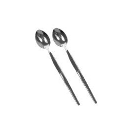 Get Goods 2 Latte Spoons, stainless_steel, 8, W4 x D3 x H20cm