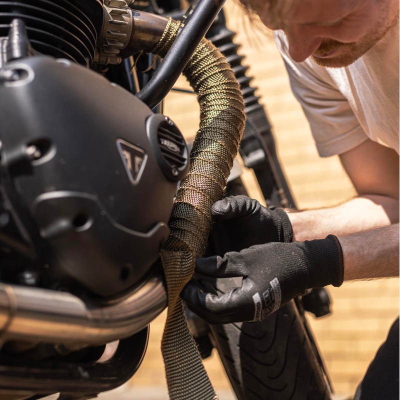 Oxford Exhaust Wrap | Insulation Shield for Motorcycle Exhaust System