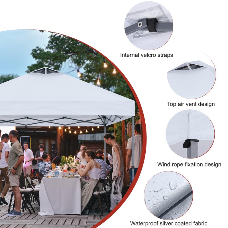 ABCCANOPY Replacement Canopy Top for Easy Pop up Canopy Tent