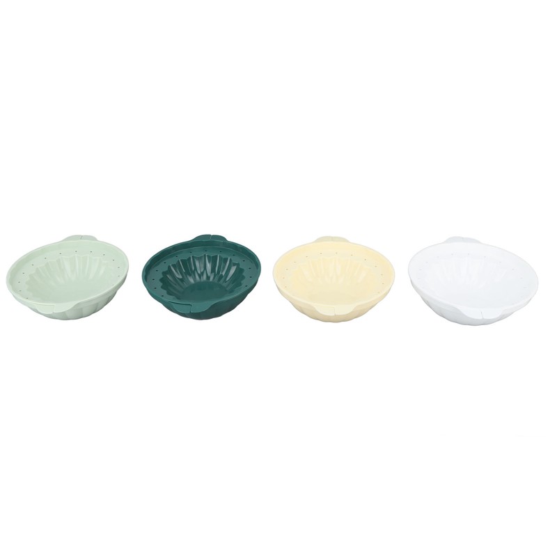 Ice Bowl Containers Mold Light Green Dark Green White Yellow