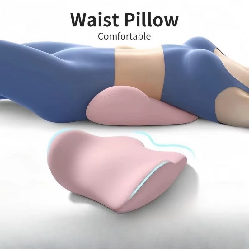Contoured Lumbar Support Cushion for Sitting and Resting – Butterfly-Shaped