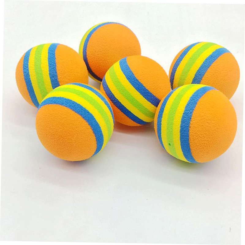 BIUDECO 12pcs Colorful Balls Cat Toy Balls Planet Design Light