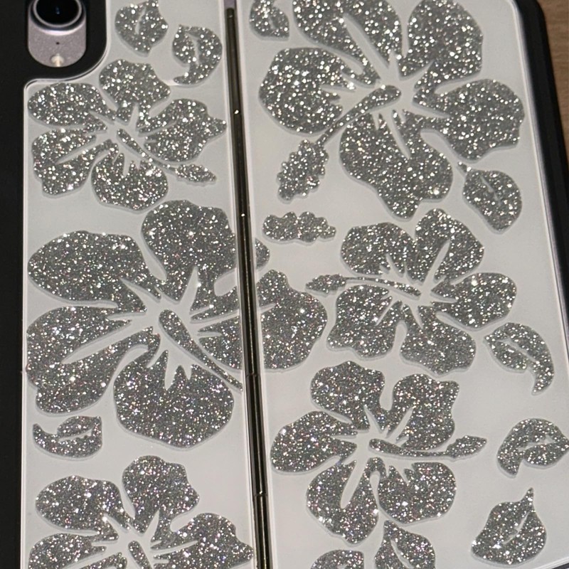 Hibiscus Laptop Stickers, Hawaiian Flower Stickers