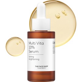 The Face Shop Alltimate - Sérum Facial Coreano Multivita 10% Vitamina C Complejo Iluminador y Anti-Manchas Oscuras K-Beauty para Tono Uniforme y Brillo Natural Dermatológicamente Probado