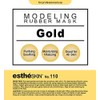 estheSKIN No.110 Gold Modeling Mask Powder for Professional Facial Treatment,