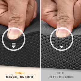 Yes4All Sports Outdoors gt Fitness Exercise Fitness Balance Trainers Boards Balance pad, A. Black, Large US