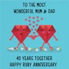 Hunts England - Mum And Dad - Parents 40th Anniversary