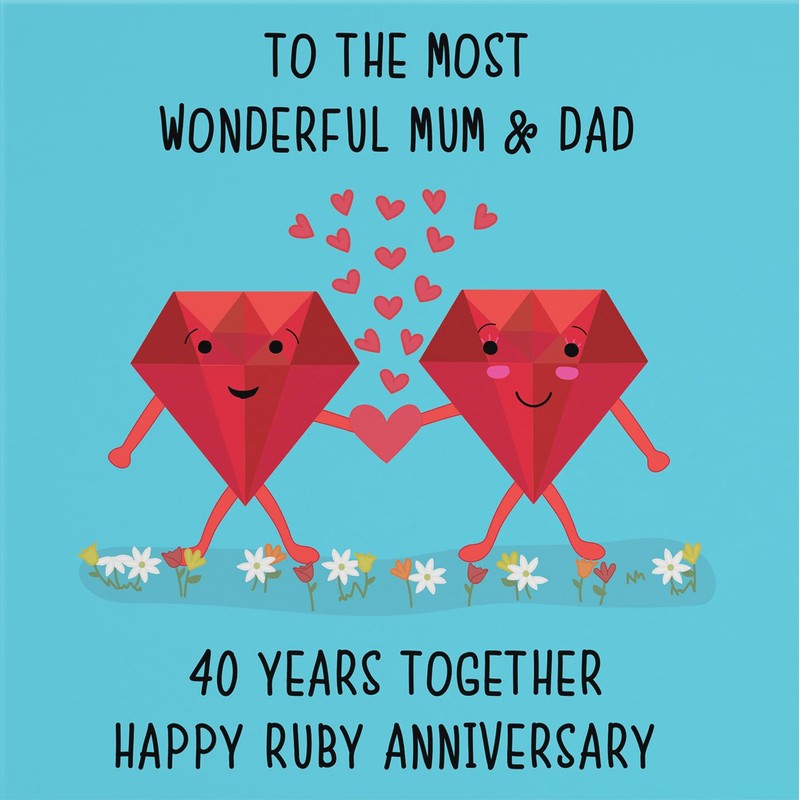 Hunts England - Mum And Dad - Parents 40th Anniversary
