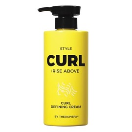 THERAPISPA Curl Defining Cream – Curly Hair Styling Cream for Frizz Control, Soft Hold, Shine, and Long-Lasting Curl Definition with Coconut Oil and Sativa Seed Oil, 17.0 fl oz