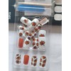24 Pcs Square Press on Nails Fall Short Fake Nails