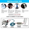 Car Cleaning Gun Compressed Air Blower with Brush Nozzle High