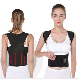 JINGSHUBO Posture Corrector Back for Men and Women, Back Posture Corrector, Lumbar Support, Adjustable Back Pose Corrector