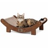 FUKUMARU Extra Large Sisal Cat Scratcher Bed Indoor Sturdy Wood
