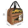 Quelindra Cat Insulated Lunch Bag For Women, Cats Lunch Box,