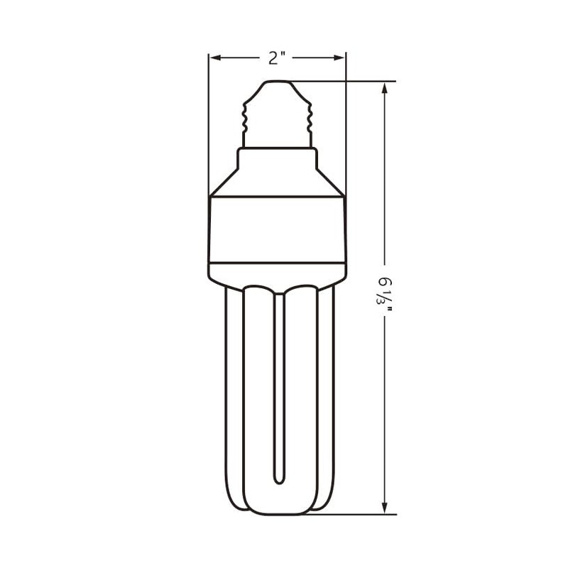 LUCKY HERP Compact Bird Lamp Lighting Bulb, 2.4% UVB, 20W,Screw