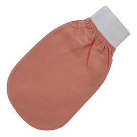 Turkish 100% Silk Exfoliating Mitt, Body Scrub Exfoliator Bath Glove, Fake Tan Remover Bath Mitt, Natural Glow for Women, Men, Shower, Hammam, Spa by Feel Fine (White)