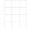 Prophila Collection 5 coin holder sheets, each with 12 compartments