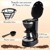 Mixpresso 5 Cup Coffee Maker 25 Oz, Mini Coffee Pot