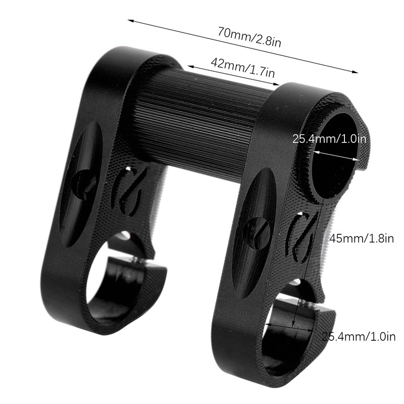 Folding Bike Handlebar 25.4MM Stem Aluminum Alloy Hollow SP8 Modified