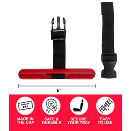 STUPID Car Tray - Seat Anchor - Security Belt for Car Tray - Made from Recycled Materials - 6 in