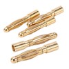 2.5mm Banana Connectors Plug, Multi Purpose Pure Copper Nickel Plated