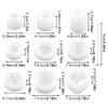 9 PCS Flower Silicona Candle Molds for Candle Making with