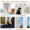 Kamtop 8 Pack Window Restrictor Locks, Childproof Cable Restrictor Lock