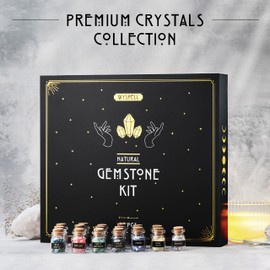 Bulk Crystals and Healing Stones 50 PCS - Real Mini Crystals for Spell Jars - Crystals for Witchcraft - Crystal Sets for Witchcraft Supplies - Real Crystal Witch Healing Crystals for Beginners Set