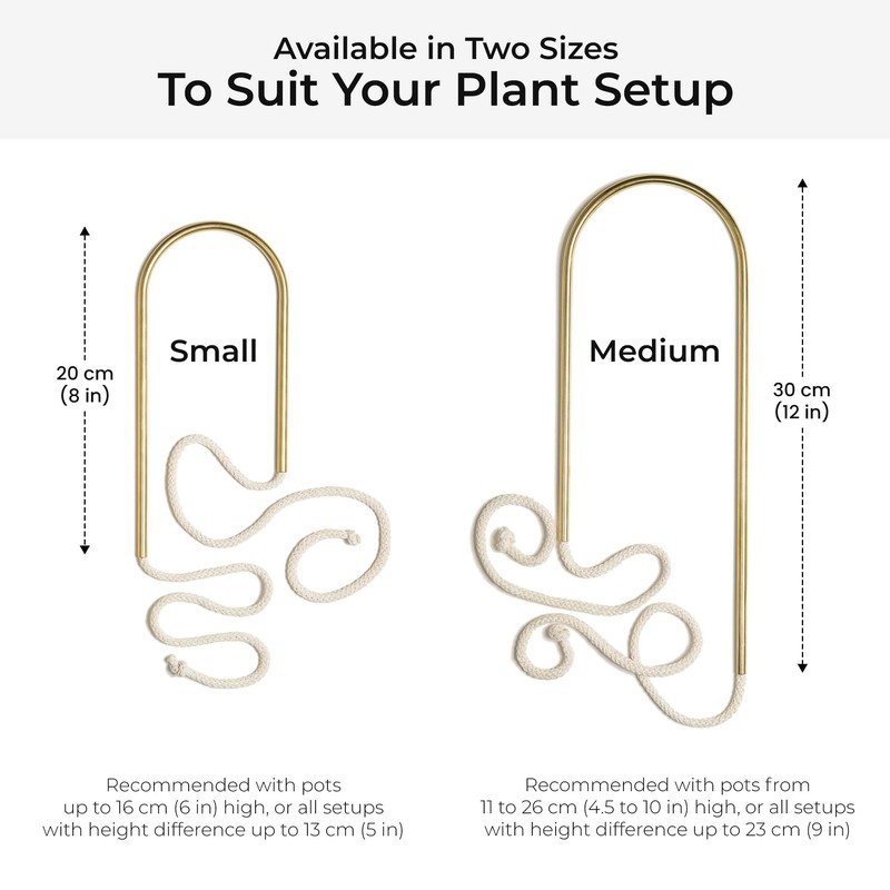 Plantstraws Beautiful Self-Watering Wick System for Effortless Plant Care, Automatic